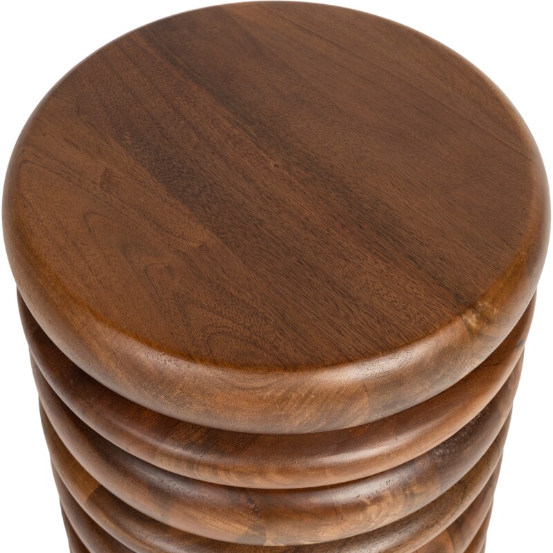 Dřevěný odkládací stolek ZUIVER DISC 35 cm