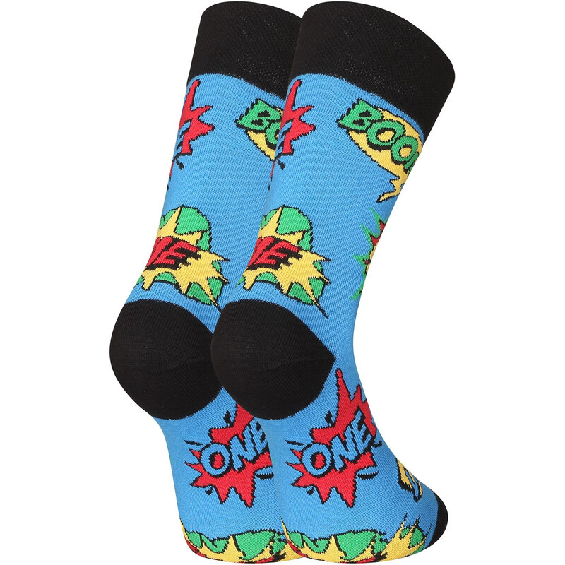 3PACK veselé ponožky Styx vysoké vícebarevné (H955115453)