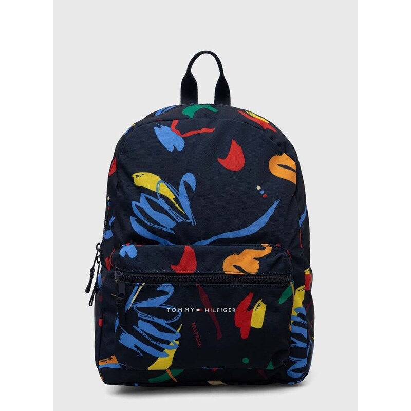 Dětský batoh Tommy Hilfiger tmavomodrá barva, velký, vzorovaný