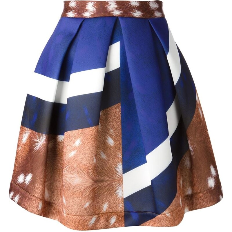 Co-Te Mixed Print Full Skirt