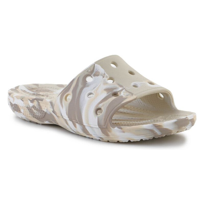 Dámské žabky Classic Marbled Slide 206879-2Y3 hnědé - Crocs 90867729