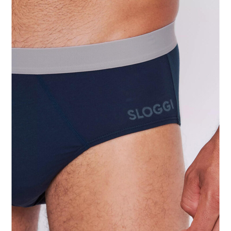 Pánské slipy GO ABC 2.0 Brief 2P - BLUE - modré 00RA - SLOGGI