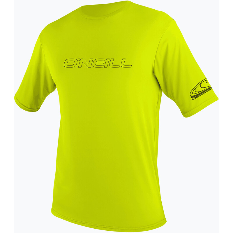 Pánské plavecké tričko ONeill Basic Skins Sun Shirt lime