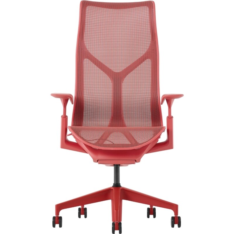 Červená kancelářská židle Herman Miller Cosm H