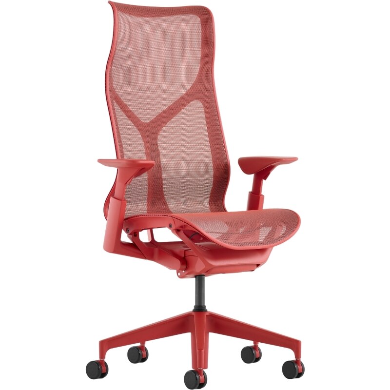 Červená kancelářská židle Herman Miller Cosm H