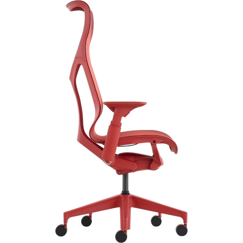 Červená kancelářská židle Herman Miller Cosm H