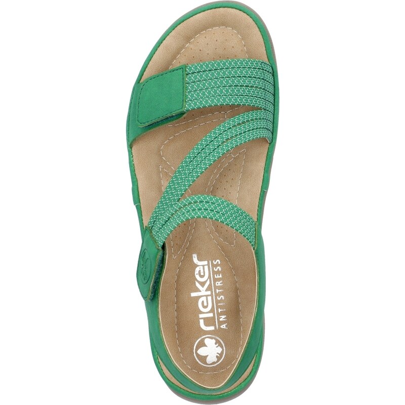 Dámské sandály RIEKER 64870-54 zelená