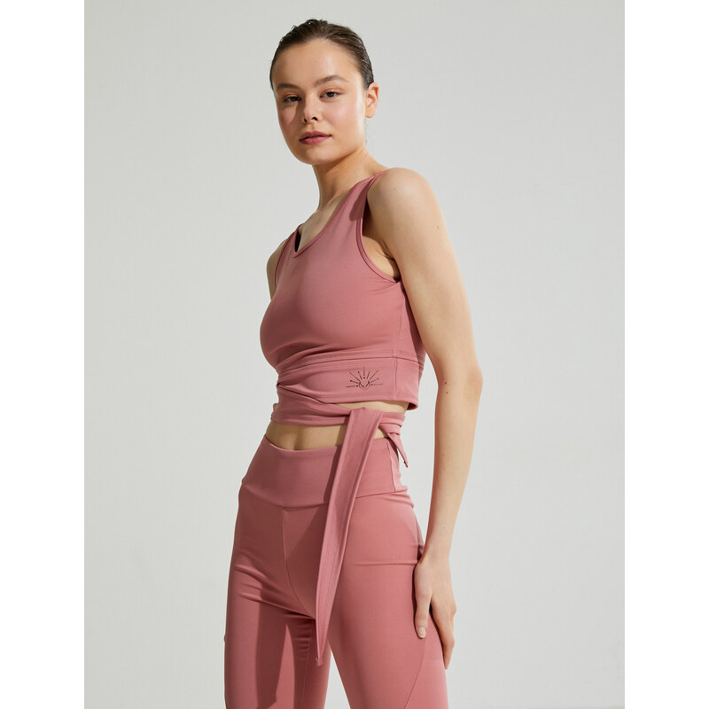 Koton Yoga Tank Top with Tie Side Detail