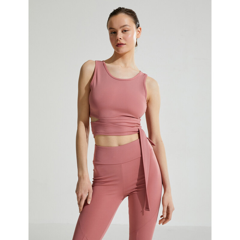 Koton Yoga Tank Top with Tie Side Detail