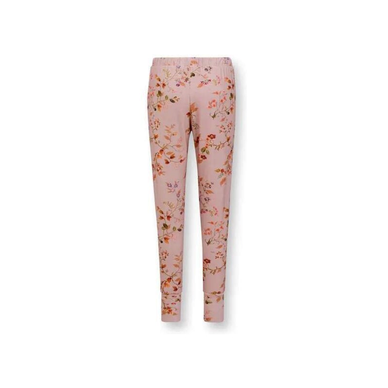 Pip Studio Bobien dlouhé kalhoty Kawai Flower Light Pink, růžové