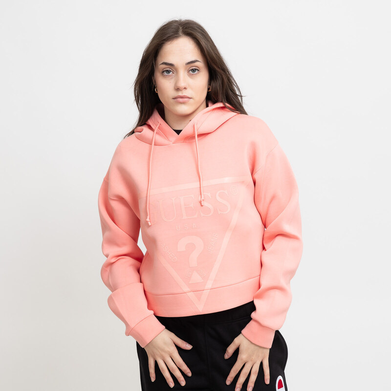 Guess new alisa hooded sweatshirt CORAL