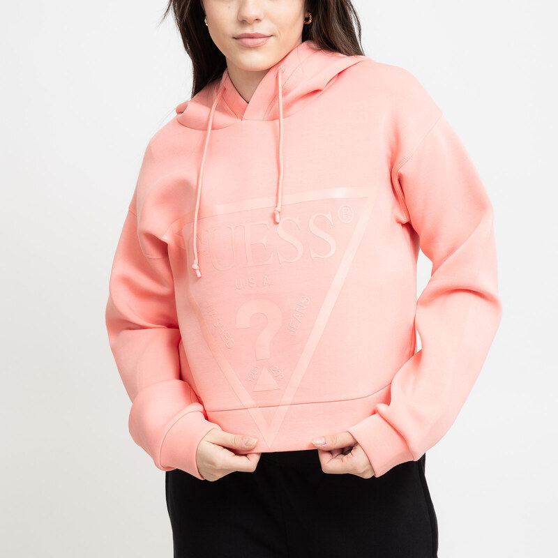 Guess new alisa hooded sweatshirt CORAL