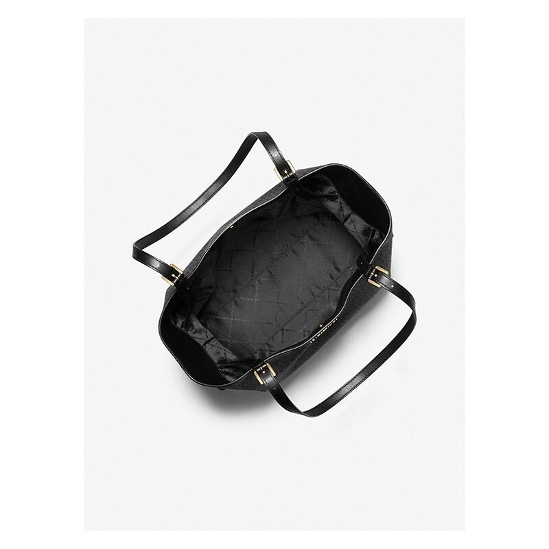 Michael Kors Lenox large logo kabelka přes rameno černá