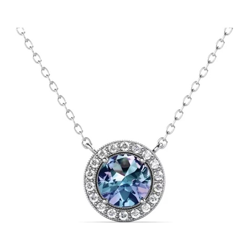 ELENYS Royal Fashion stříbrný pozlacený náhrdelník Alexandrit DGPS0031 90838187