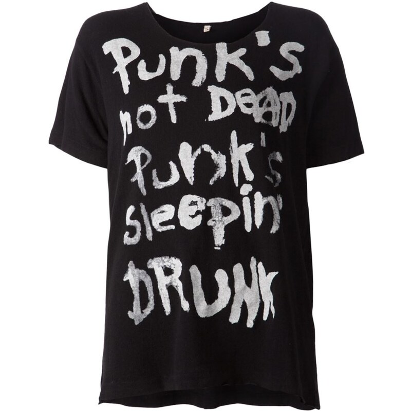 R13 'Punk Is Not Dead' T-Shirt