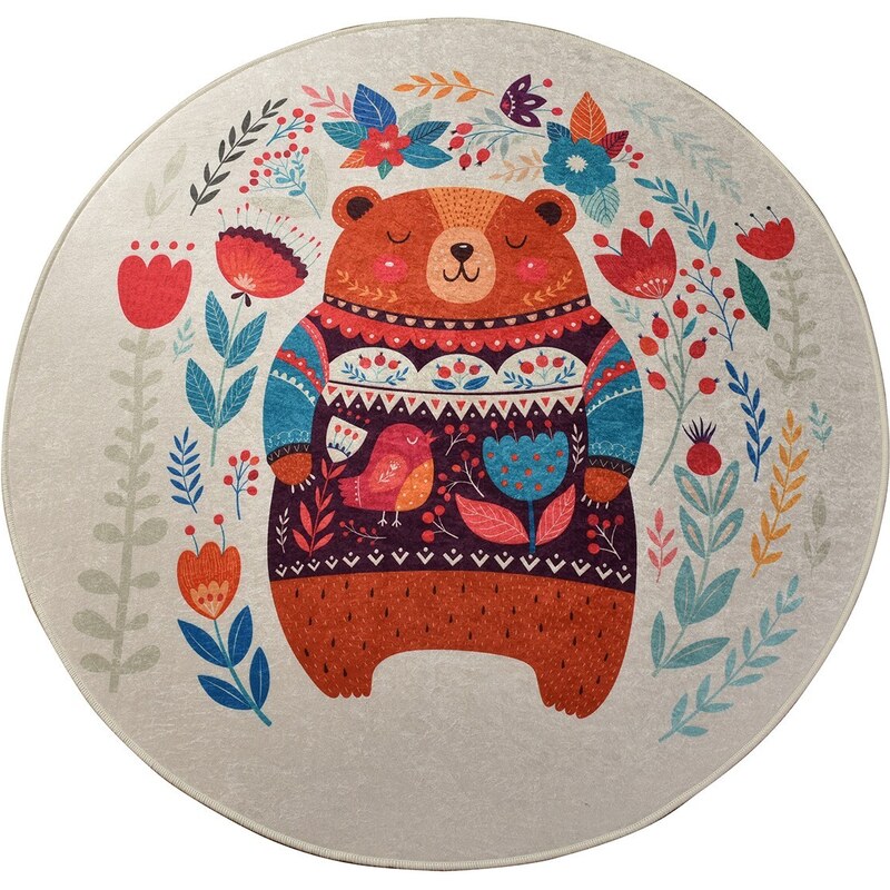 Conceptum Hypnose Kusový koberec Sweet Bear, Vícebarevná