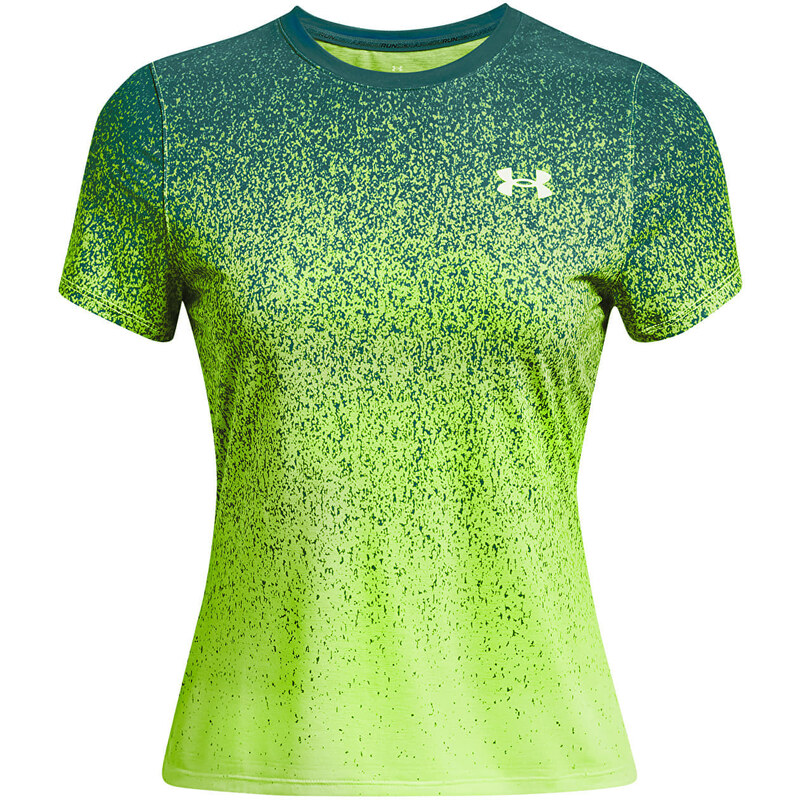 Dámské kraťasy Under Armour Rush Cicada Shortsleeve Green