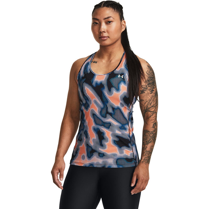 Dámské tílko Under Armour Armour Racer Tank Print Bubble Peach