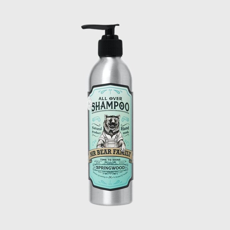 Mr Bear Family All Over Shampoo Springwood univerzální šampon na vlasy a tělo 250 ml