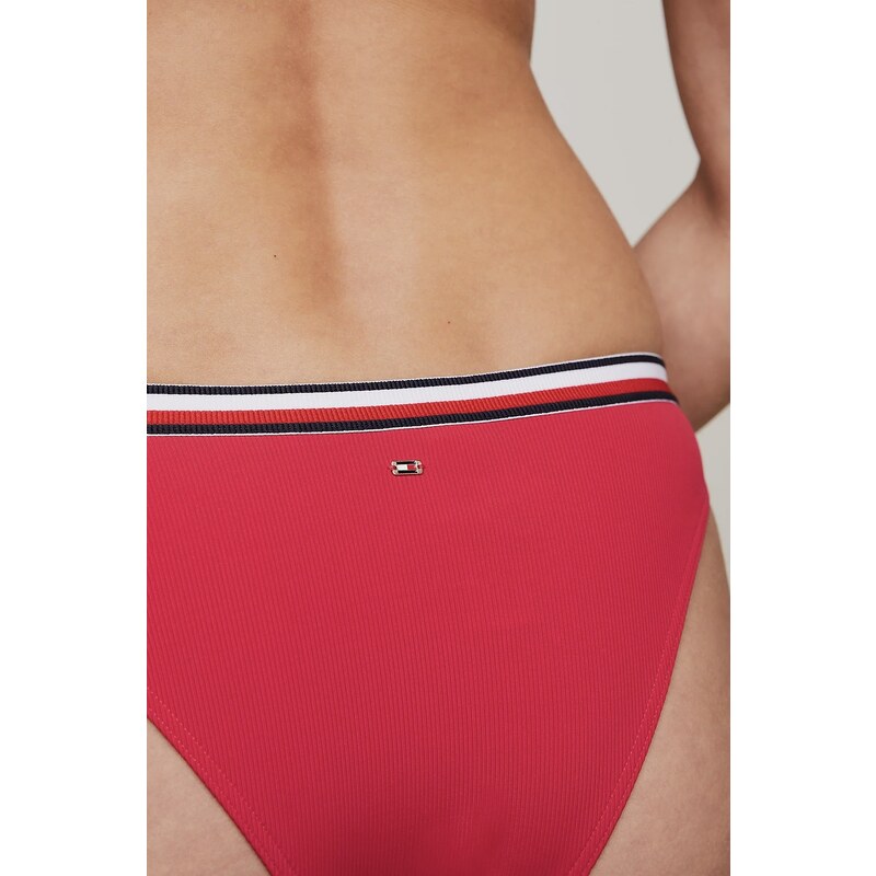 Tommy Hilfiger spodní díl plavek bikini - červená
