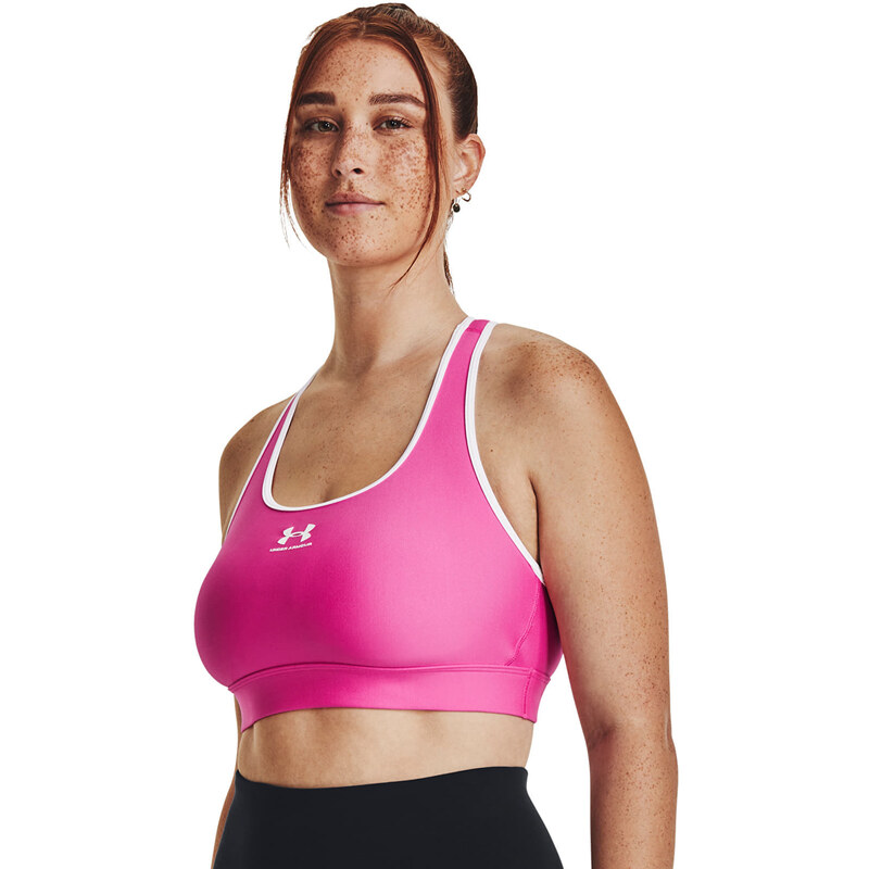 Podprsenka Under Armour Hg Armour Mid Padless Rebel Pink