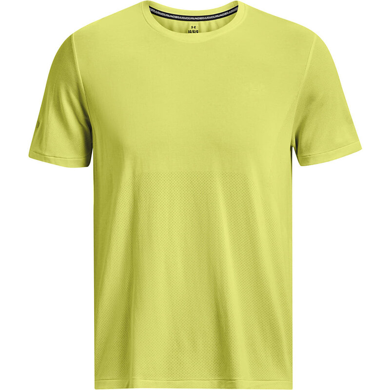 Pánské tričko Under Armour Seamless Stride Ss Lime Yellow