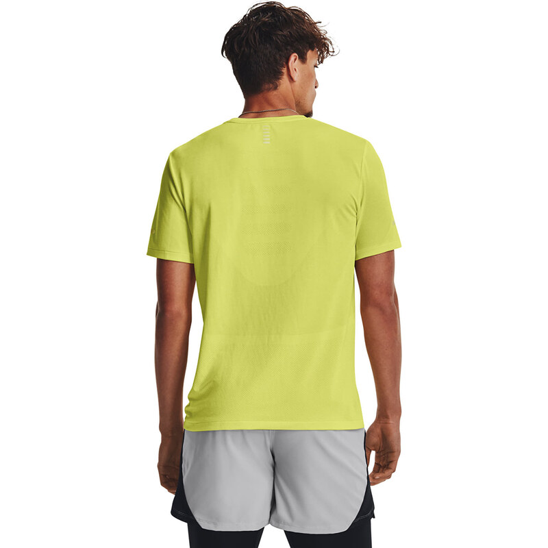 Pánské tričko Under Armour Seamless Stride Ss Lime Yellow