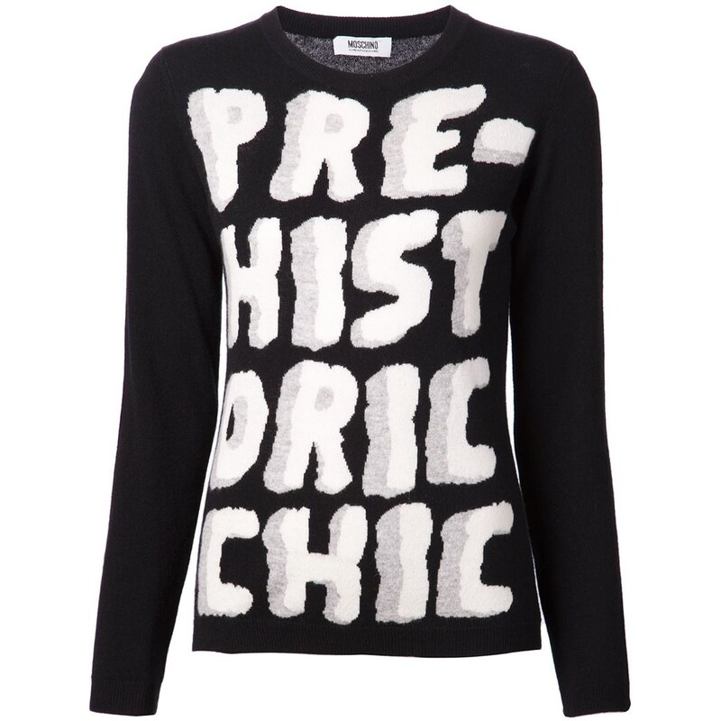 Boutique Moschino Prehistoric Knit Sweater