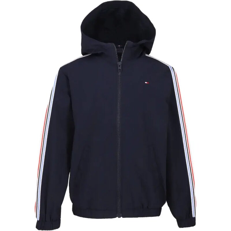 Tommy Hilfiger Bunda TAPE HOODED WINDBREAKER | Regular Fit