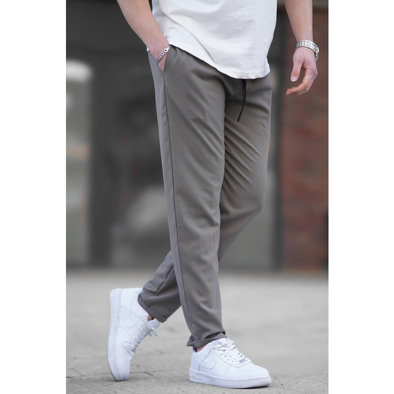 Madmext Khaki Jogger Trousers 4242