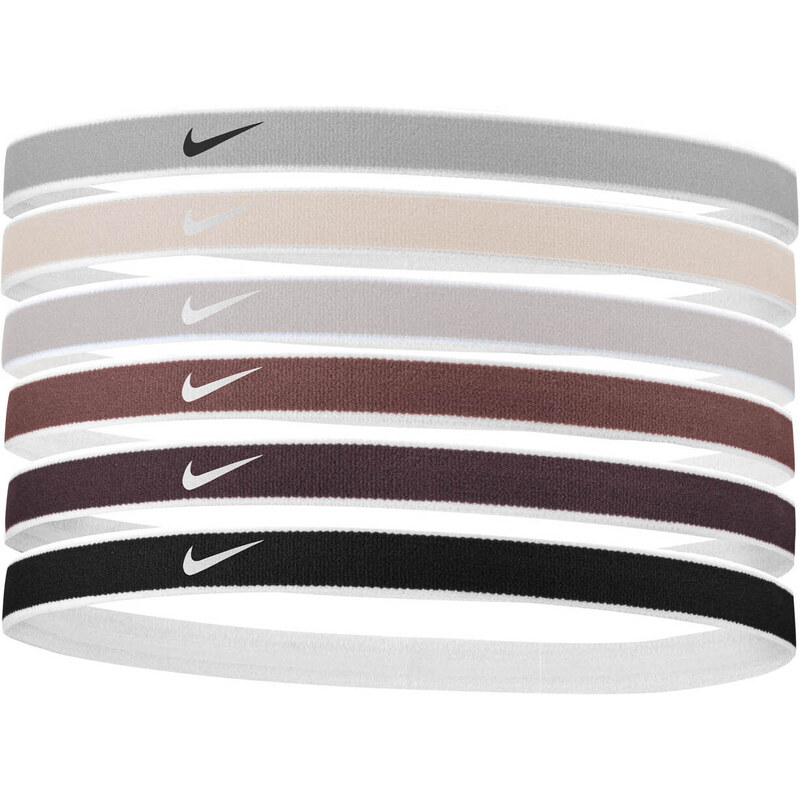 Nike swoosh sport headbands 6 pk tipped MULTICOLOR