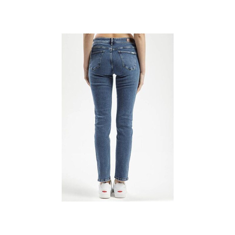 Dámské jeans CROSS P489 224 ANYA 224 DARK MID BLUE