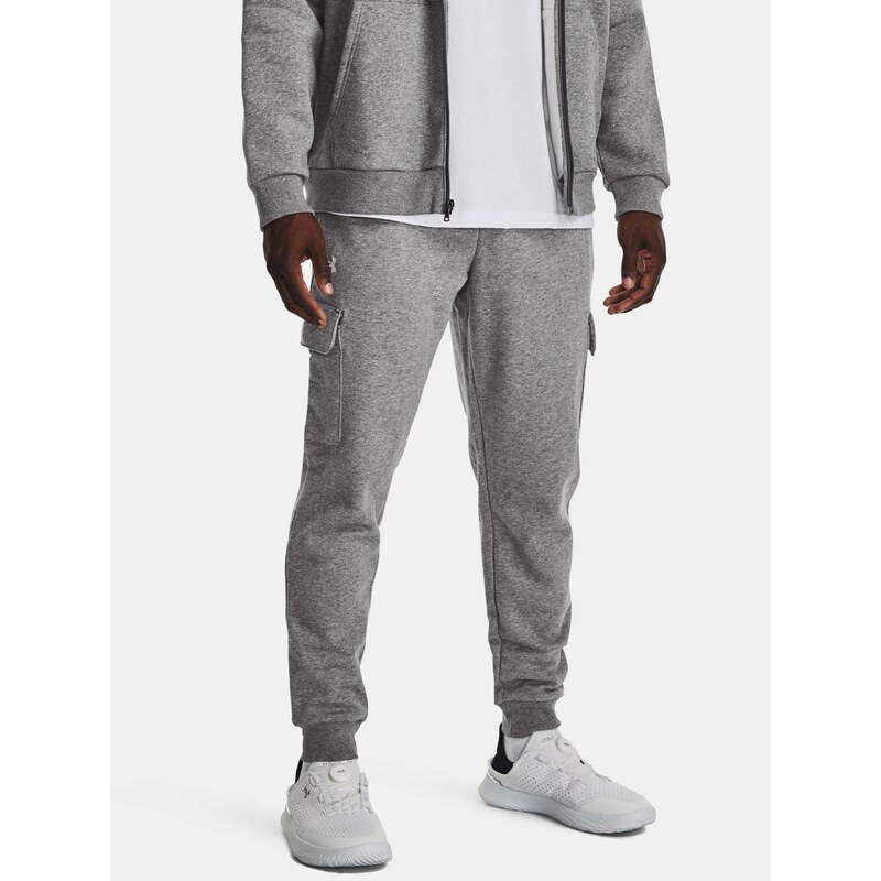 Under Armour Tepláky UA Rival Fleece Cargo Jogger-GRY - Pánské