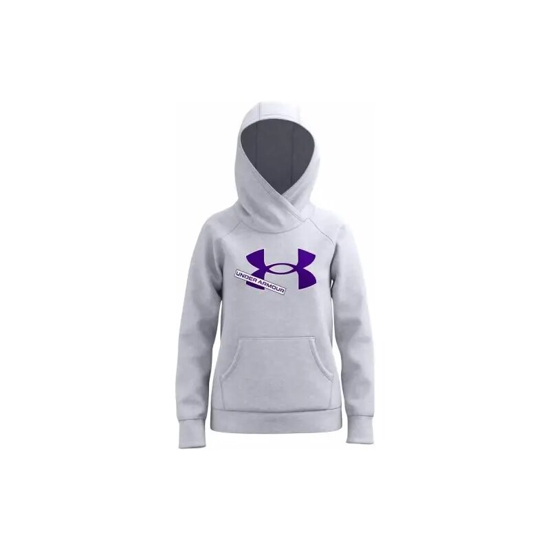 Dívčí mikina Under Armour Rival Fleece Logo Hoodie-GRY M