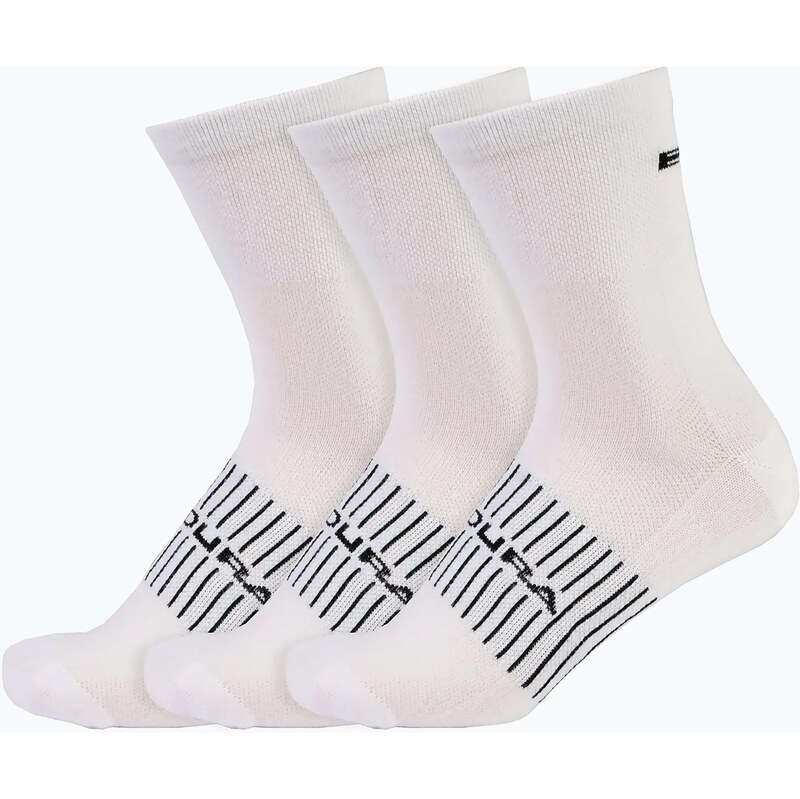 Pánské cyklistické ponožky Endura Coolmax Race 3-pack white