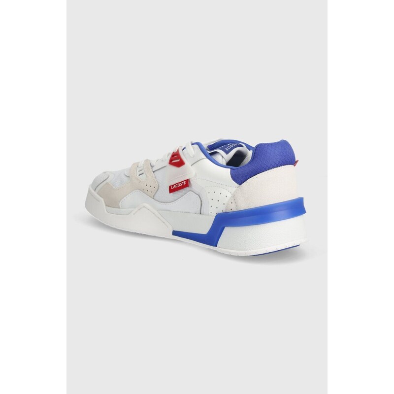 Sneakers boty Lacoste LT 125 Contrasted Tongue Leather bílá barva, 47SMA0095