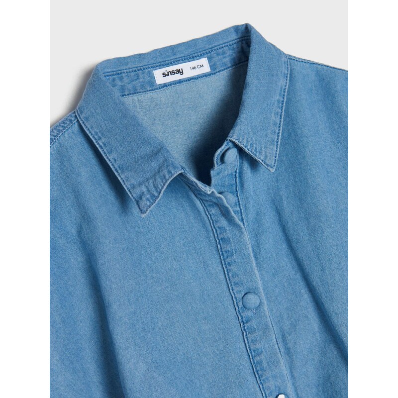 Sinsay - Džínová košile - modrá