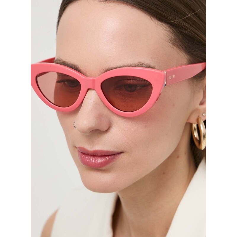 Sluneční brýle Guess dámské, růžová barva, GU7905_5274S