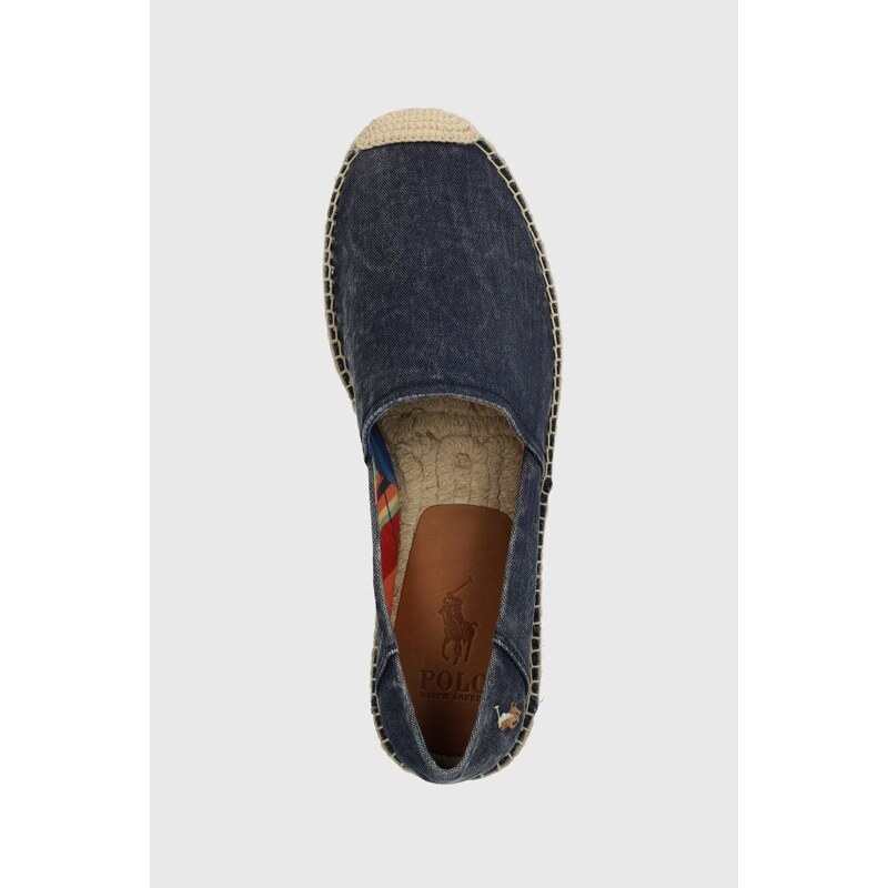 Espadrilky Polo Ralph Lauren Cevio Slip tmavomodrá barva, 803932163001