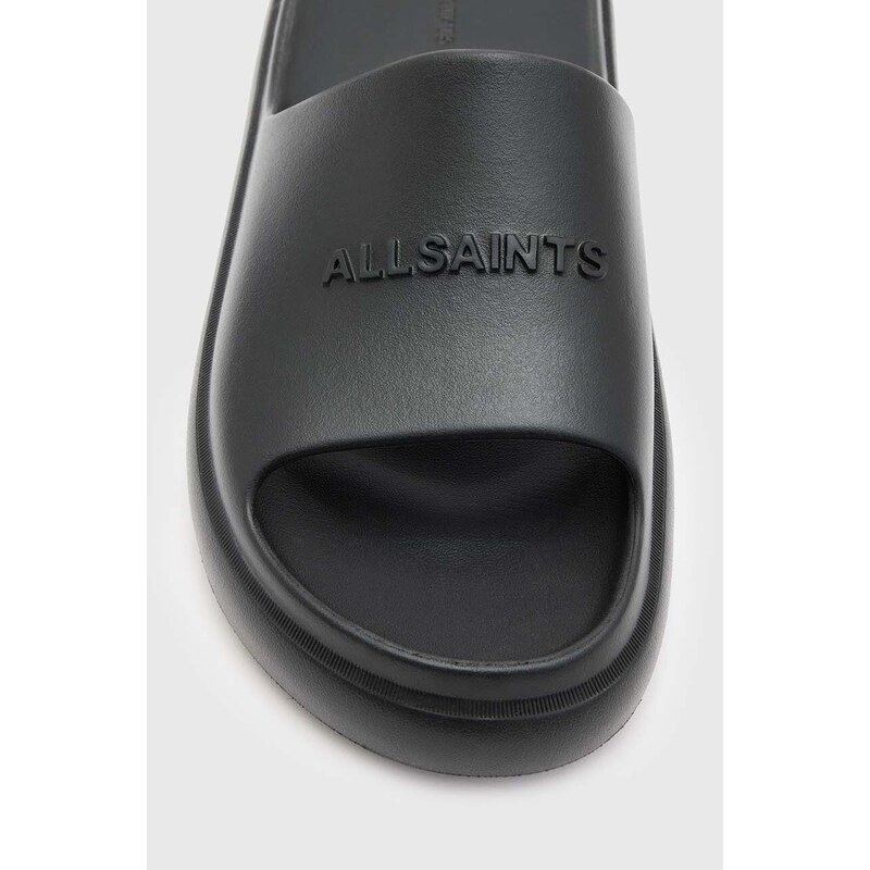 Pantofle AllSaints Dune pánské, černá barva, MF700X