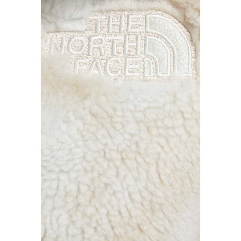 Mikina The North Face DENALI X JACKET dámská, béžová barva, vzorovaná, NF0A870UVOS1