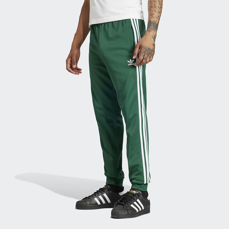 adidas Originals Pánské tepláky adidas Adicolor Classics Tracksuit Pants Collegiate Green