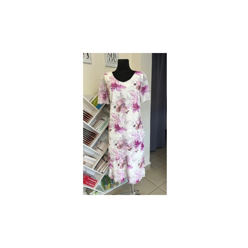 Dámské společenské šaty VIOLA - květinové Halimati 35