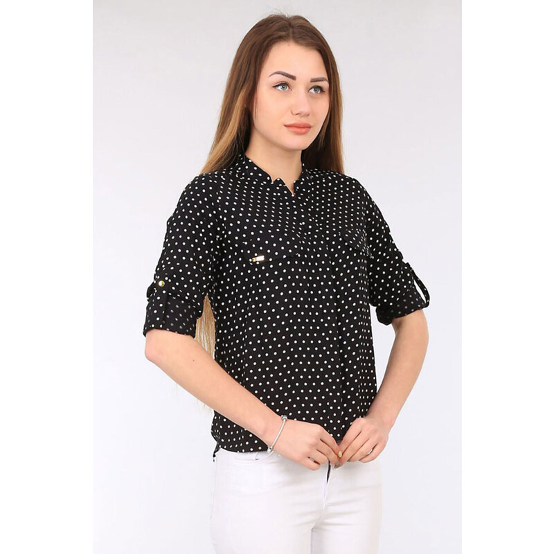 Bigdart 3455 Striped Shirt - F. Black