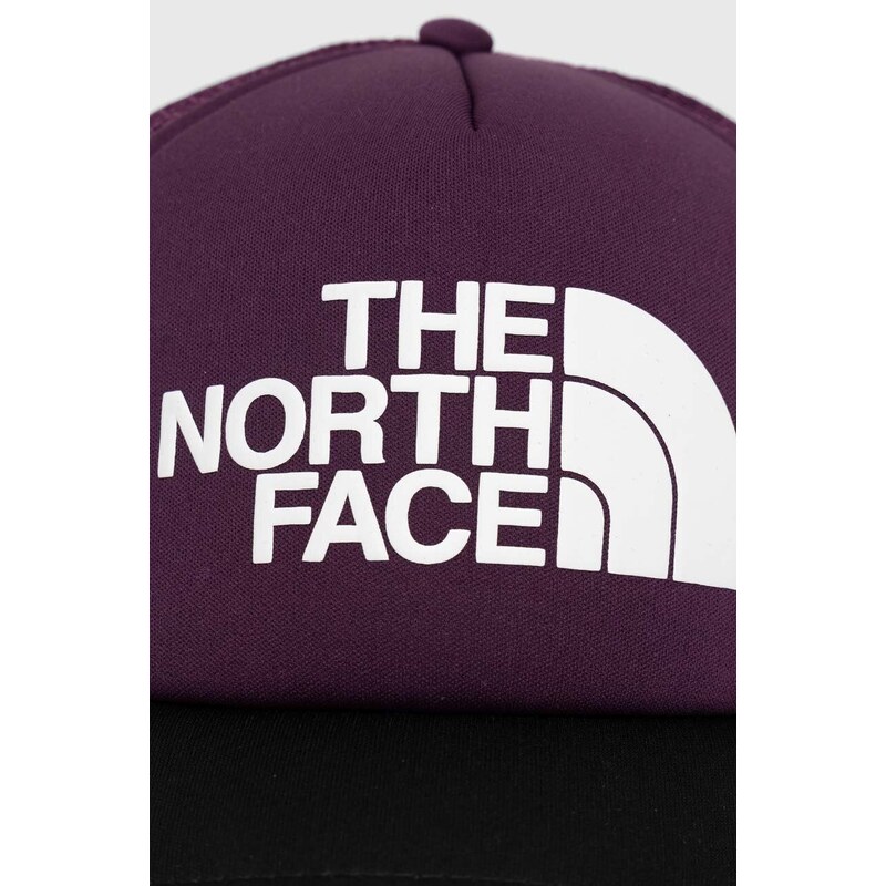 Kšiltovka The North Face fialová barva, s potiskem, NF0A3FM3V6V1