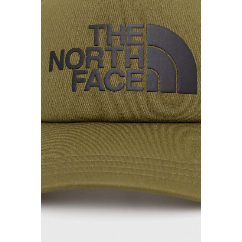 Kšiltovka The North Face zelená barva, s potiskem, NF0A3FM3RMO1