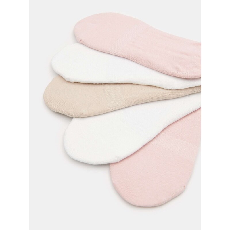 Sinsay - Sada 5 párů ponožek - vícebarevná