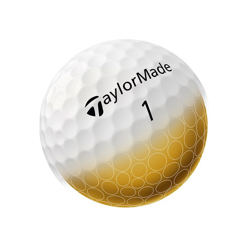 TaylorMade balls Speed Soft 2-plášťový 3ks - bílé