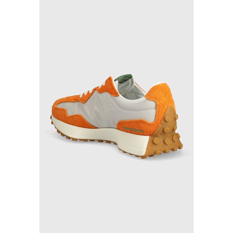 Sneakers boty New Balance 327 oranžová barva, U327SA