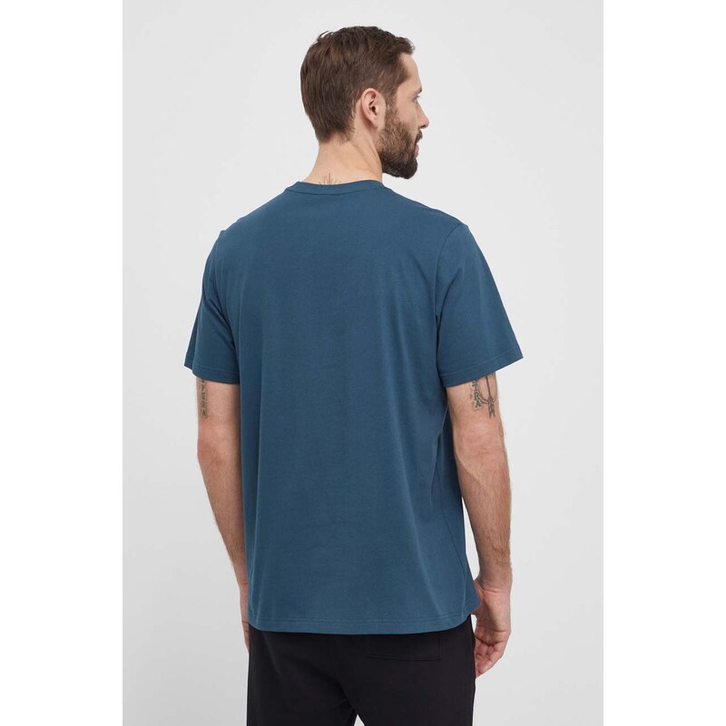 Bavlněné tričko adidas Originals tyrkysová barva, s aplikací, IS2919